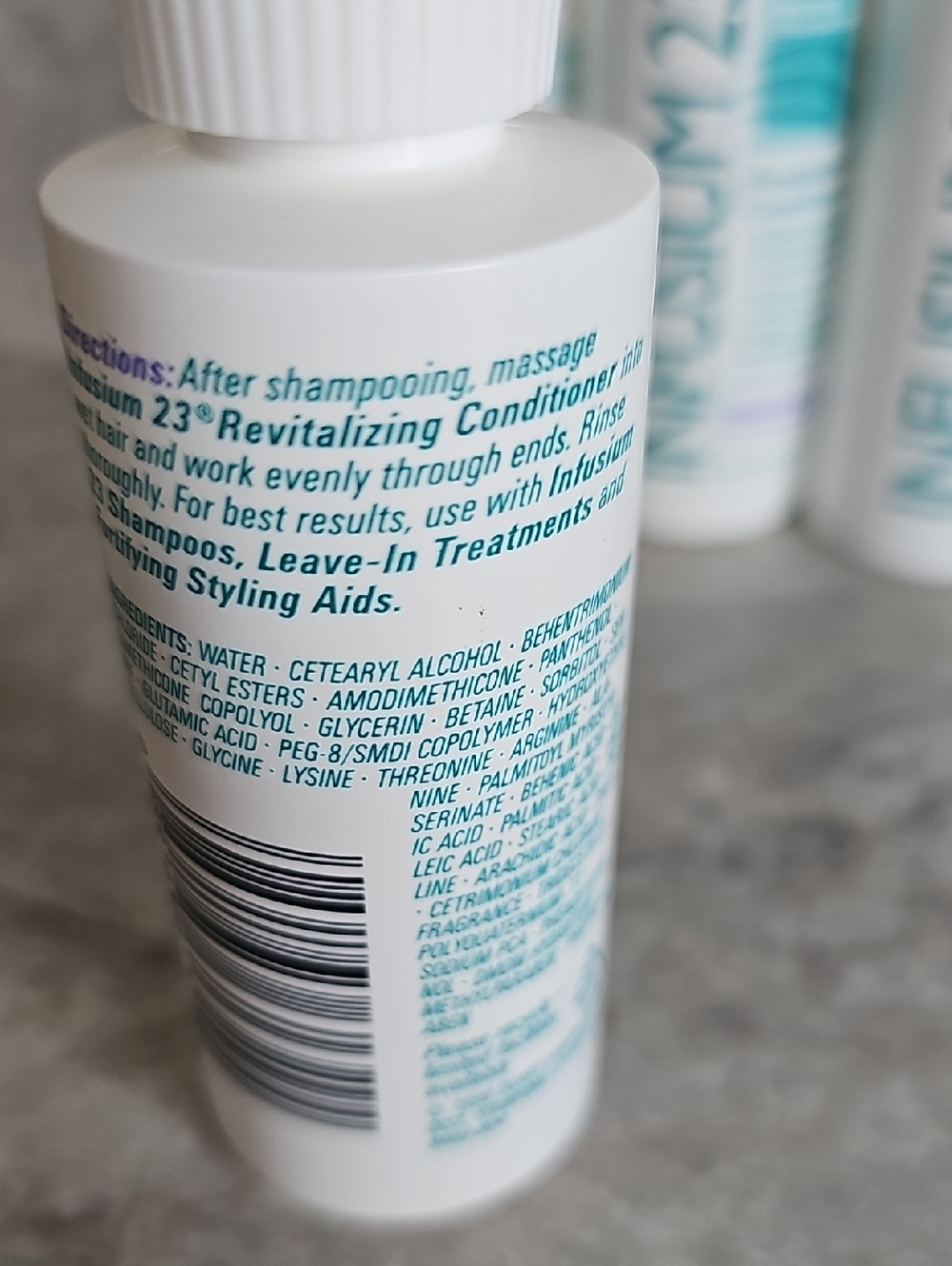 6 Bottles, Infusium 23 Revitalizing Conditioner, Moisturizing Normal To Dry Hair - Picture 3 of 3
